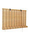 Grasher Shade Blind Bamboo in Brown Color L90xH180cm