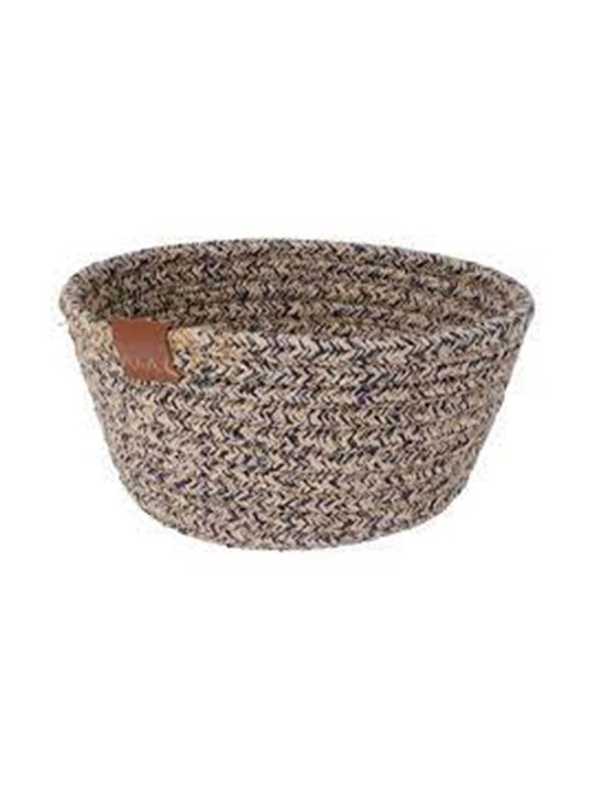 Wicker Decorative Basket 18x18cm Iliadis