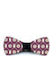 Legend Accessories Wooden Bow Tie Purple COLORFULL