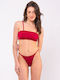 Set Bikini Sports Bra Burgundy
