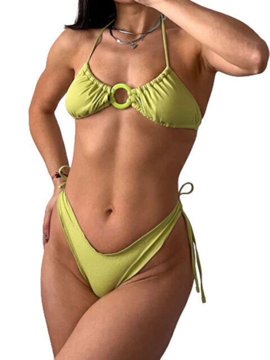 Set Bikini String Πράσινο