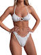Set Bikini Τριγωνάκι & Brazil Λευκό