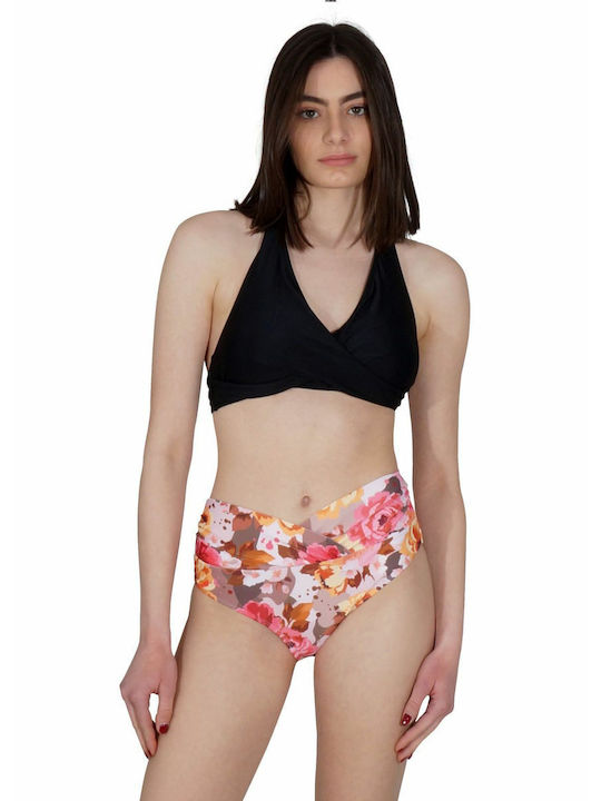 G Secret Bikini-Set mit Verstärkung Hohe Taille Blumen