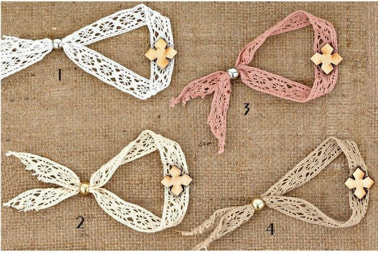Palma Emporio Christening Charm Bracelet Beige 50pcs