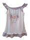 Noidinotte Kids' Pajamas Summer Cotton White