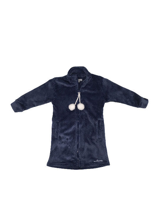 Noidinotte Παιδική Ρόμπα Χειμωνιάτικη Fleece Μπλε