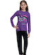 Elit Star Детска пижама Зимна Лилав