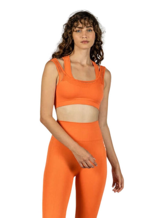 GSA Women's Bra without Padding Orange