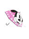 Cerda Kids Curved Handle Umbrella with Diameter 71cm Pink