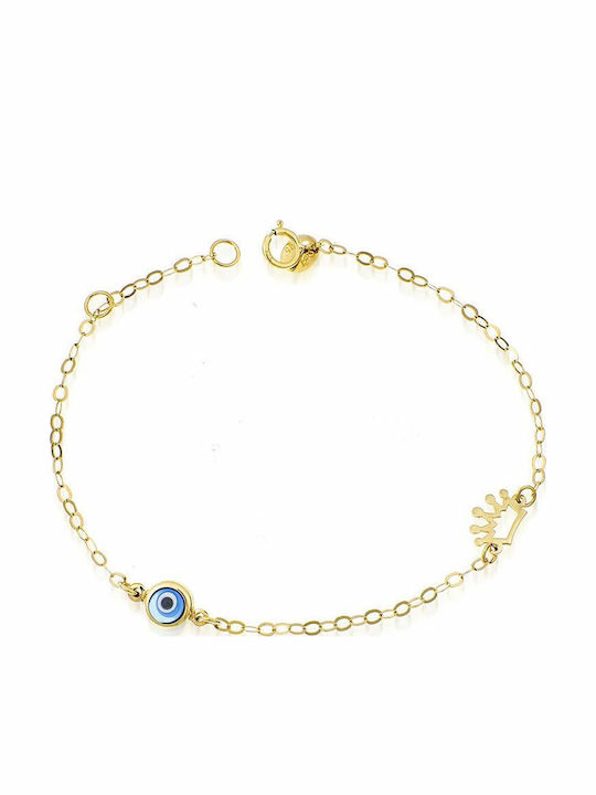 Paraxenies Kinderarmband Kette Gold 9K