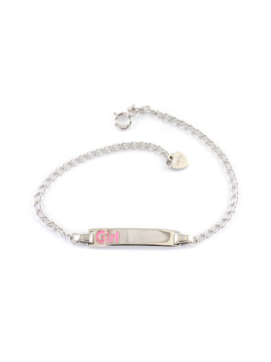 Bijou Box Kids Silver ID Bracelet for Girl