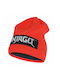 Kids Beanie Knitted Red