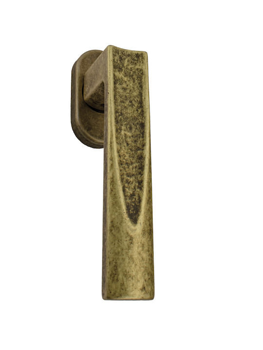 Viobrass Window Handle Bronze 113mm (Hole Centers 60mm) 20-211