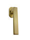 Viobrass Window Handle Gold 113mm (Hole Centers 60mm) 20-212
