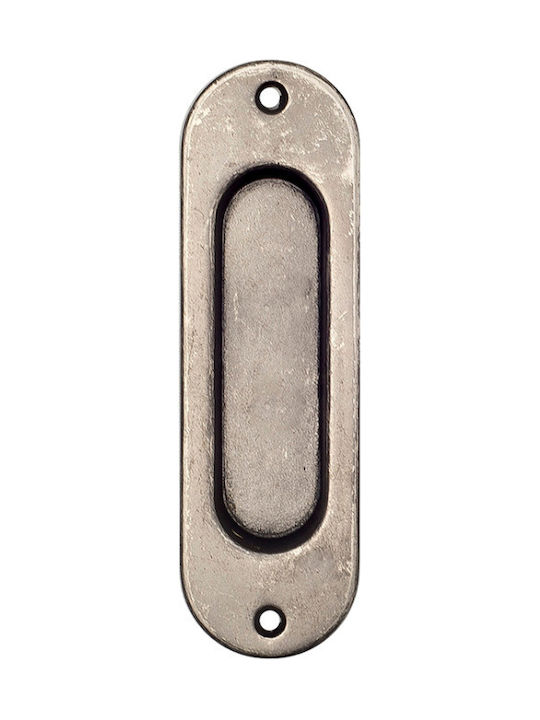 Roline Türgriff Vertieft Silber 120mm Κ302-1