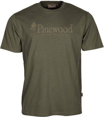 Pinewood Outdoor Life T-shirt σε Πράσινο χρώμα