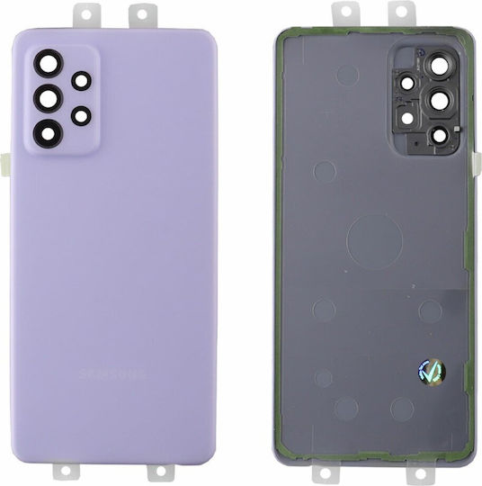 Καπάκι Μπαταρίας BATTERY COVER CAMERA LENS Μωβ για Galaxy A52s