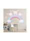 Caravelshop Kinder Wandsticker Wand 130x96cm