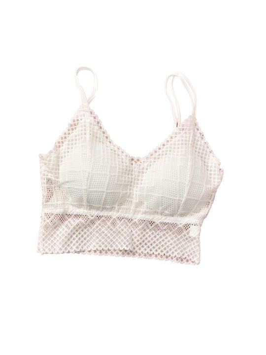 Potre Alb Bralette pentru femei