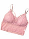 Potre Women's Bralette Bra Pink