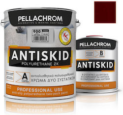 Pellachrom Антислип A+b Полиуретанова Боя Черве...