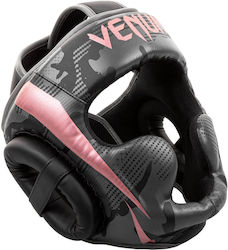 Venum Adult Full Face Boxing Headgear Synthetic Leather Black