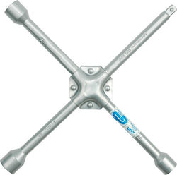 Vorel Kreuz-Autoreifen-Schraubenschlüssel 17/19 und 21mm