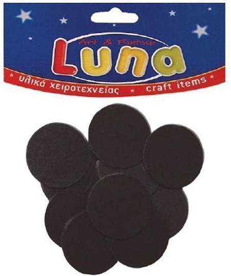 Luna Set Magneti clasic cu autocolant 25x25mm 10buc