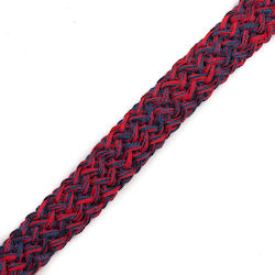 Cotton Laces Melange Blue Red 2 Cm Meter