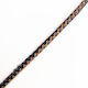 Vostex Schnürsenkel Polyester Rund Schwarz
