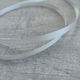 Riniotis Satin,σατεν Band Monochrom Silber mit ...