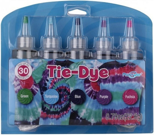 Art & Hobby Special Craft Paints Silver for Fabric 5pcs