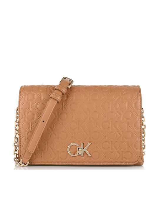 Calvin Klein Kinder Rucksack Umhängetasche Braun 23cmx7cmx15.5cmcm