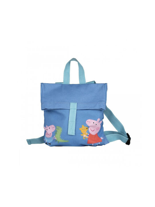 Petit Jour Paris Peppa Pig Kids Bag Backpack Blue 28cmx4cmx30cmcm