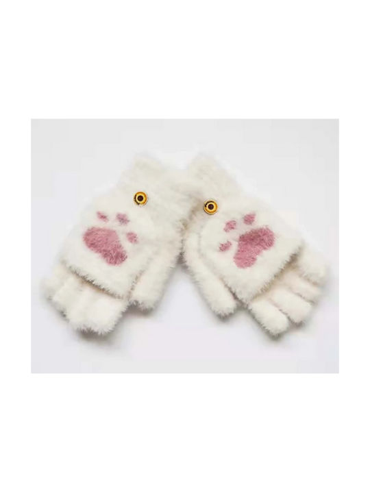 Tatu Moyo Παιδικά Γάντια Λευκά