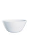 Glass Salad Bowl White 24x24x9.5cm