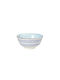 Butlers Ornaments Round Porcelain Blue Cereal Serving Bowl with Diameter 11.5cm