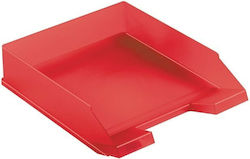 Herlitz Plastic Filing Tray Red