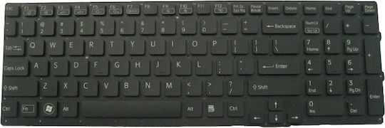 Qoltec Laptop Keyboard for Sony without Frame in Black Color 7180