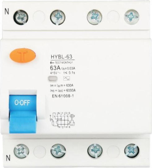 EL-Tech Phasenrelais Leckage der Erde 40A Tetrapol