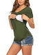 Queen Mother Top Maternity Tops Verde