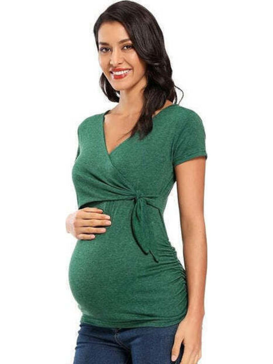 Queen Mother Maternity Top Green
