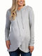 Queen Mother Maternity Top Gray