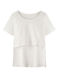 Queen Mother Maternity Top White