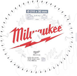 Milwaukee Wood Cutting Disc 210mm 4932471325