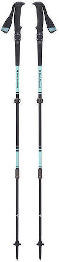Black Diamond Telescopice Baston de trekking din aluminiu 2 buc Albastru