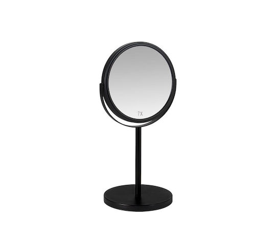 Andrea House Makeup Mirror Tabletop 18.5x15cm Black