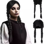 Carnival Wig with Braid Black