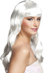 Carnival Wig Curly White