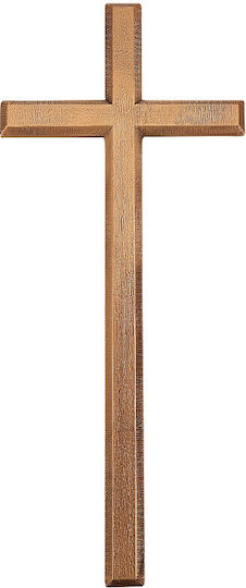 Vrochidis Metallic Memorial Cross 18x42cm